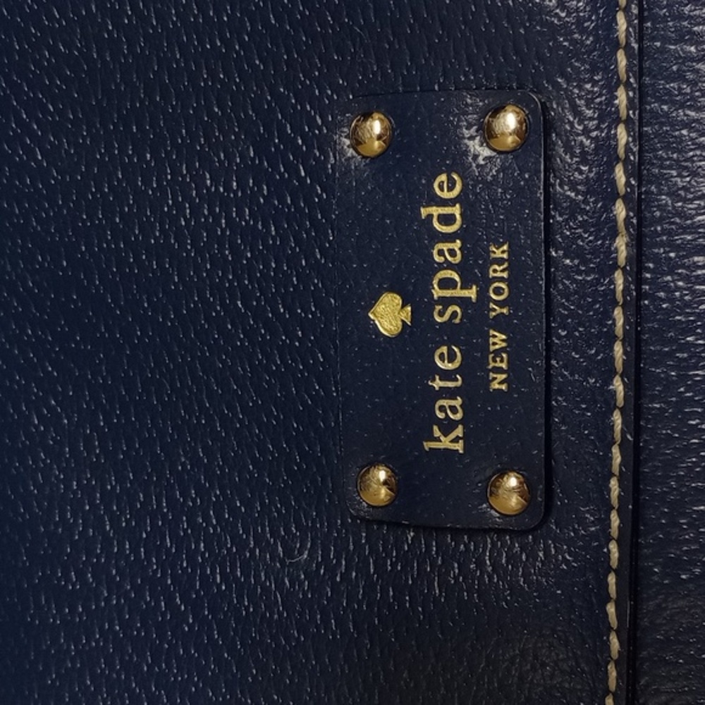 ♠️ KATE SPADE NAVY BLUE SMALL LEATHER CROSSBODY BAG - Picture 5 of 11